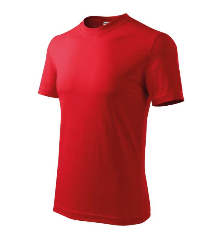 Base majica kratkih rukava unisex crvena XL crvena