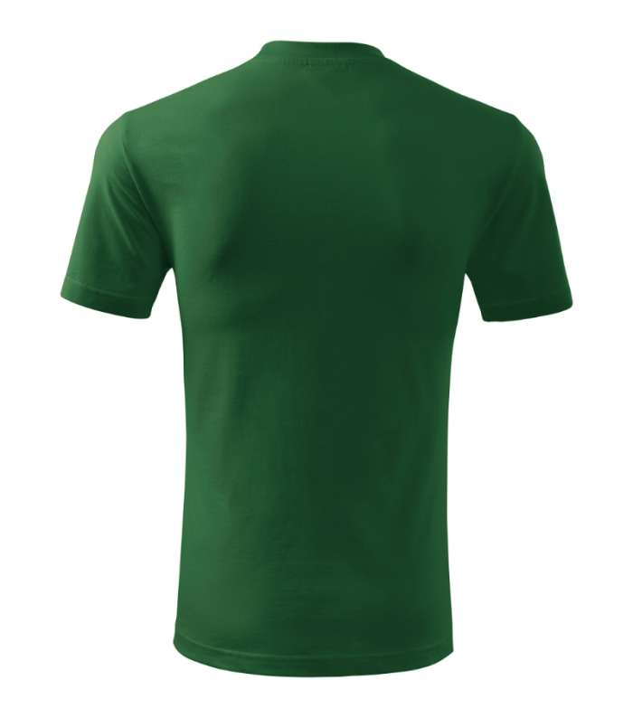 Base majica kratkih rukava unisex tamno zelena L tamno zelena