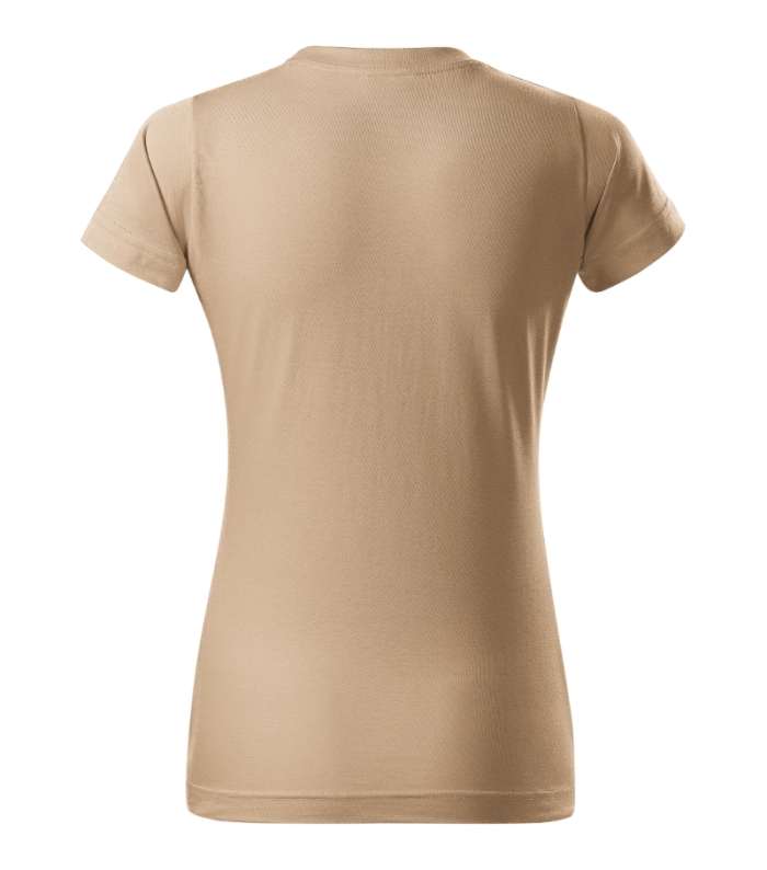 Basic majica kratkih rukava zenska boja pijeska XL boja pijeska
