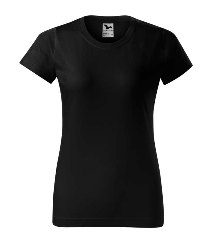 Basic majica kratkih rukava zenska crna 2XL crna
