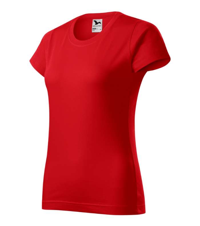Basic majica kratkih rukava zenska crvena L crvena