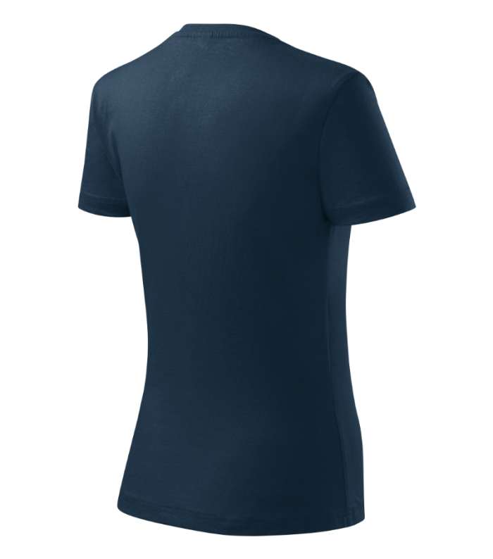 Basic majica kratkih rukava zenska mornarsko plava S mornarsko plava