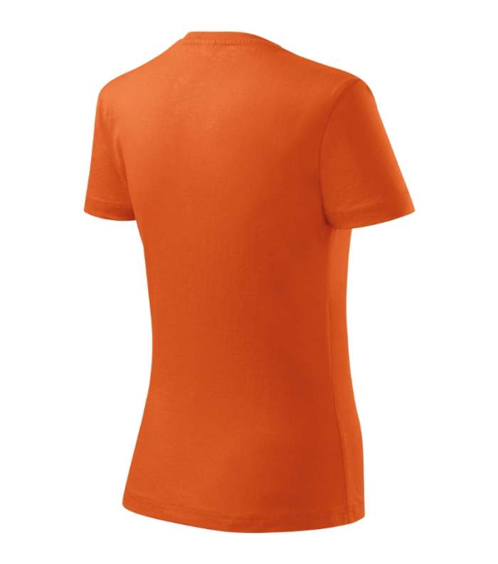 Basic majica kratkih rukava zenska narancasta M narancasta