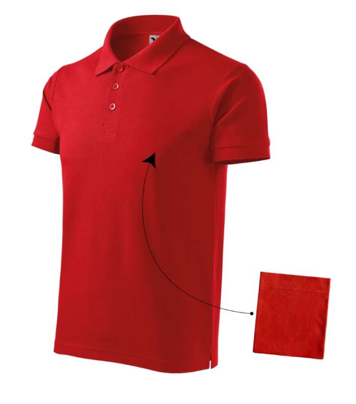 Cotton polo majica muska crvena M crvena