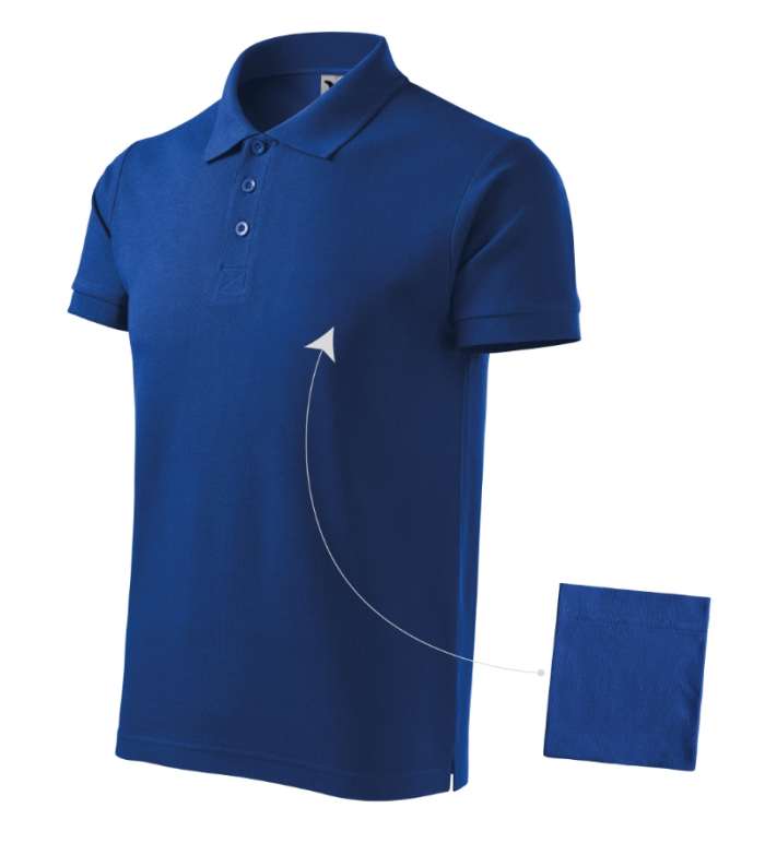 Cotton polo majica muska kraljevsko plava S kraljevsko plava