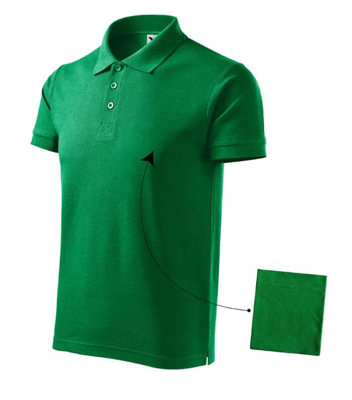 Cotton polo majica muska srednje zelena M srednje zelena