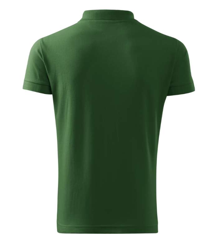 Cotton polo majica muska tamno zelena 3XL tamno zelena