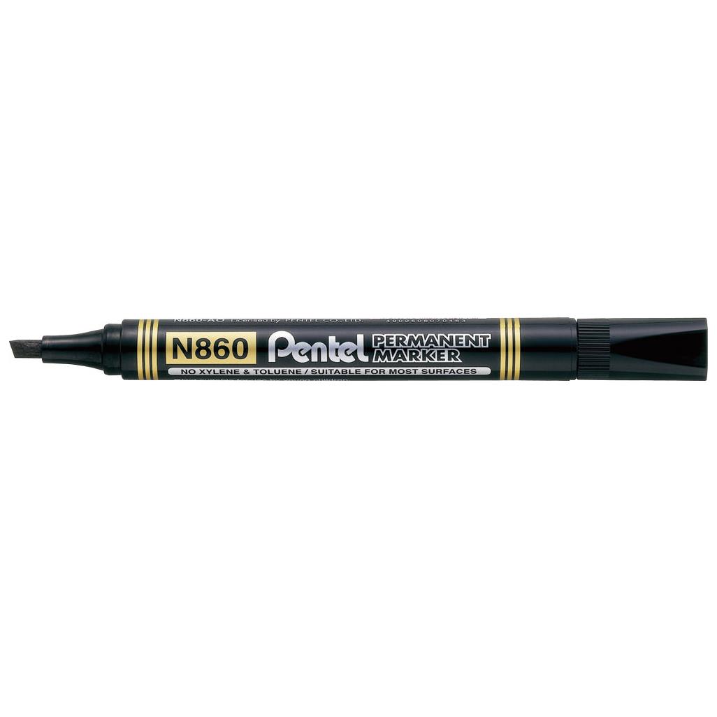 Marker perm. PENTEL N860-A crni kosi vrh P12/576