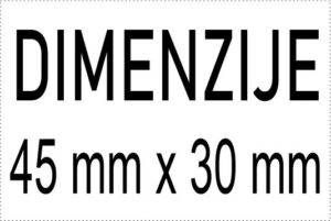 Dimenzije pečata